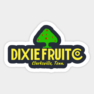 Dixie Fruit Co. Sticker